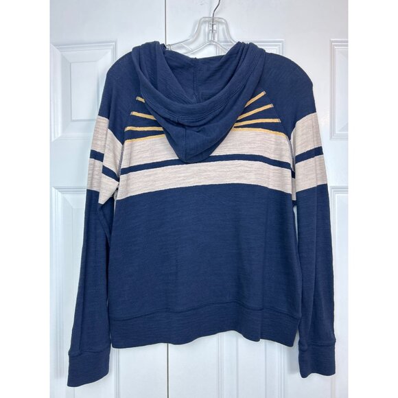 Faherty Organic Cotton Lightweight Long Sleeve Hooded Shirt Sunwashed XS - Picture 6 of 10